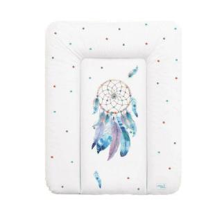 Saltea de infasat, Ceba Baby, 70 x 50 cm, Dream Catcher, Alb Albastru