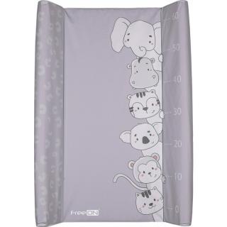 Saltea de infasat cu taliometru, Soft, FreeON, 70 x 50 cm, Animals