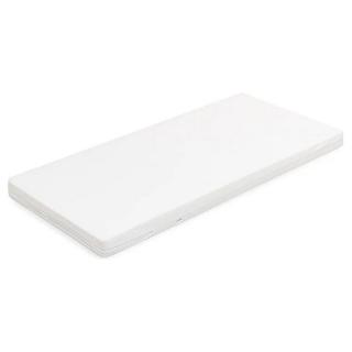 Saltea patut bebe, New Baby, 90x40x5 cm, Din spuma poliuretanica, Cu husa detasabila, Din bumbac, Alb