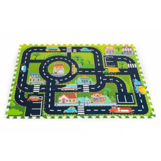 Salteluta de joaca tip puzzle, 12 elemente, iPlay - City