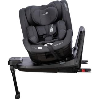 Scaun auto, FreeON, Galaxy, Pentru copii, I-Size, 40 - 105 cm, Rotire 360 grade, Tehnologie Isofix, Spatar reglabil, Conform cu standardul european ECE R129, Grey