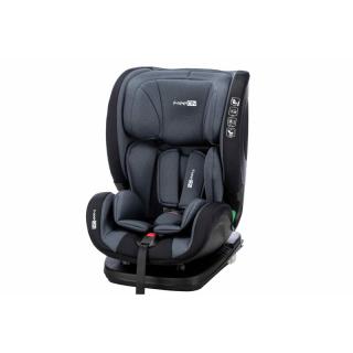 Scaun auto, FreeON, Trex, Pentru copii, I-Size, 76 - 150 cm, Tehnologie Isofix + Top Tether, Spatar si tetiera reglabile, Conform ECE R129, Black