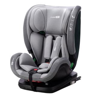 Scaun auto, FreeON, Trex, Pentru copii, I-Size, 76 - 150 cm, Tehnologie Isofix + Top Tether, Spatar si tetiera reglabile, Conform ECE R129, Grey