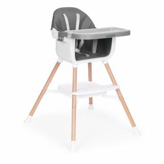Scaun de masa 2 in 1 Ecotoys - Gri