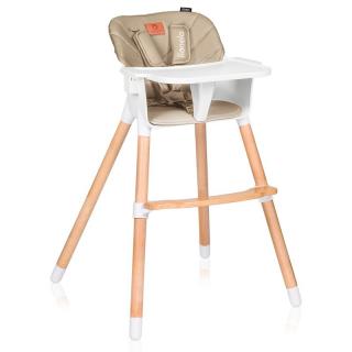 Scaun de masa, Lionelo, Koen, 2 in 1, Transformabil, Sustine 30 kg, 6 luni+, Bej