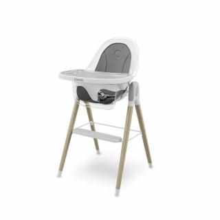 Scaun de masa, Lionelo, Maya, 2 in 1, Transformabil, 3 pozitii de inclinare, Conform cu standardele europeane de securitate EN14988, EN12790, White