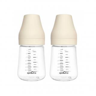 Set biberoane (2x160 ml) pentru stocare lapte matern, Spectra