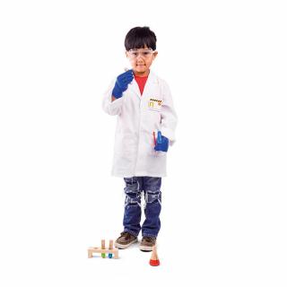 Set costum si accesorii de laborator pentru copii (3 ani+)