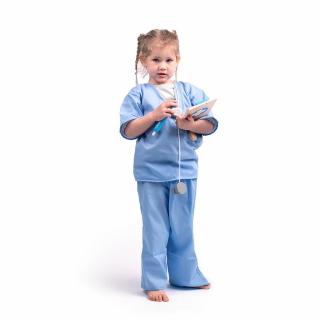 Set costum si accesorii doctor pentru copii (3-5 ani)