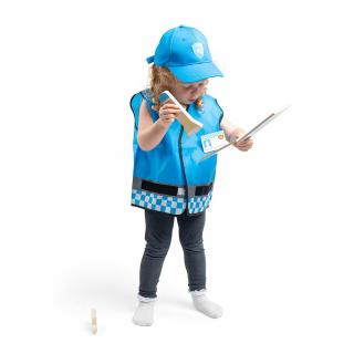 Set costum si accesorii politist pentru copii (3-5 ani)