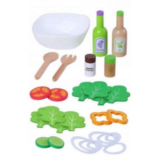 Set legume pentru salata, cu bol - Ecotoys