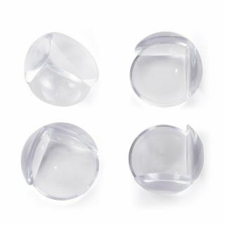 Set protectii pentru colturi ascutite, Usor de instalat, 3.6 x 3.6 x 2.7 cm, 4 bucati, Transparent
