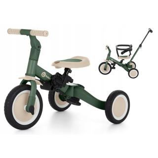 Tricicleta, PetiteMars, Turbo, 5 in 1, Multifunctionala, 1.5-5 ani, Verde