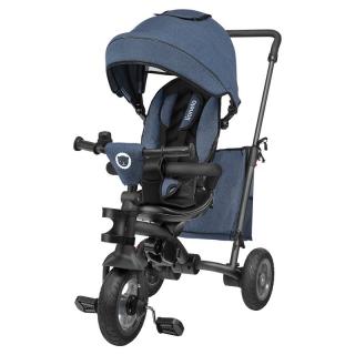 Tricicleta Tris, Mecanism de pedalare libera, Suport picioare, Control al directiei, Scaun reversibil, Rotire 360 grade, Pliabila, Conform cu standardul europeane de securitate EN71, Albastr