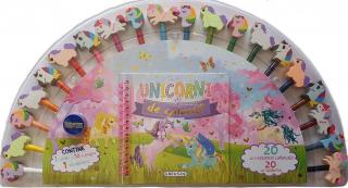 Unicorni de colorat (20 creioane)