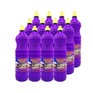 Bax amoniac SUPER PARFUMAT 12 buc x 1.5l curatare profunda bucatarie, tapiterii, covoare, lemn, MDF, gresie, faianta, pardoseala, geamuri, marmura