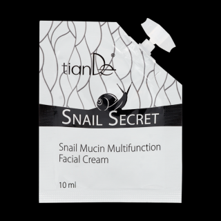 Crema multifunctionala pentru fata cu mucilagiu de melc, un plic ,   10 ml