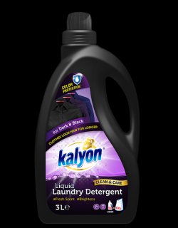 Detergent de rufe lichid Kalyon BlackDark, 3000ml, 50 spalari
