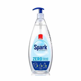 Detergent vase cu pompita Sano Spark Zero coloranti si parfum 1L