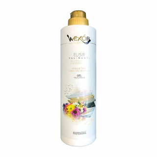 Gel Wexor pentru pardoseli igienizant puternic parfumat Monoi di Thaiti Lime  Fiori del Brasile 750ml