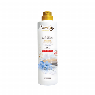 Gel Wexor pentru pardoseli igienizant puternic parfumat Patchouli Menta Fresca  Fiori d Acqua 750ml
