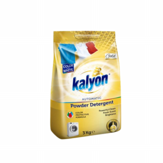 KALYON Detergent praf rufe 3kg Automat ColorWhite Gold