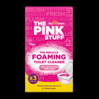 Pudra spumanta pentru curatarea vasului de toaleta The Pink Stuff, 3 x 100g