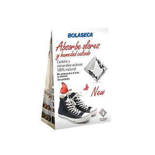 Saculet parfumat pentru neutralizarea mirosului neplacut al incaltamintei BOLASECA 4buc set