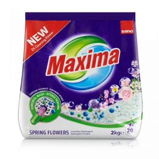 SANO Maxima, Detergent pudra pentru rufe Spring Flowers, 2 kg