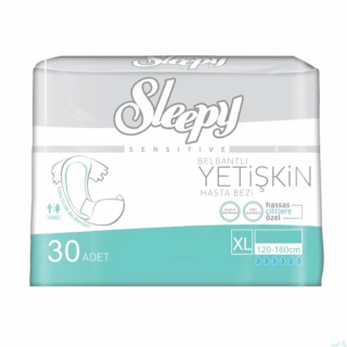 Scutece SLIP pentru Adulti Sleepy Sensitive, marimea XL 120 160 cm  30 bucati