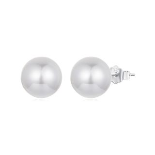 Cercei argint cu perle 10 mm