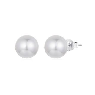 Cercei argint cu perle 8 mm