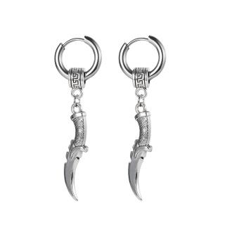 Cercei inox cu pumnal