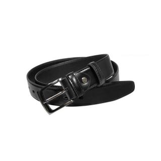 Curea barbati eleganta din piele naturala, Latime 3,4 cm, Neagra, CRLG05