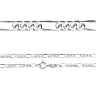 Lant argint 925 Figaro 55 cm lungime si 3,9 mm latime, Classical You LPS0005