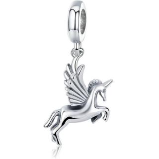 Talisman din Argint Unicorn Inaripat