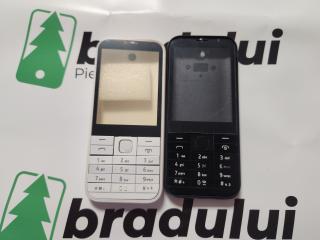 Carcasa Compatibila pentru Nokia 225 neagra ,   Kit Complet Fara Logo