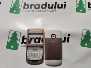 Carcasa pentru Nokia C3-00 Aurie - Noua, Completa si de Inalta Calitate