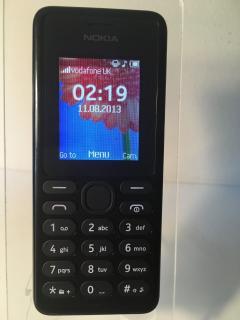 Telefon Nokia 108 dual sim rm-944  negru folosit