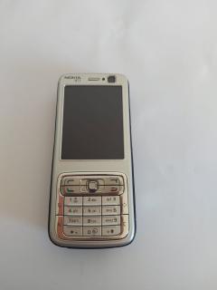 Telefon Nokia N73 argintiu folosit defect