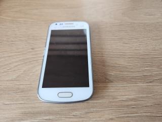 Telefon Samsung Galaxy S Duos S7562 alb la fleur folosit cu garantie