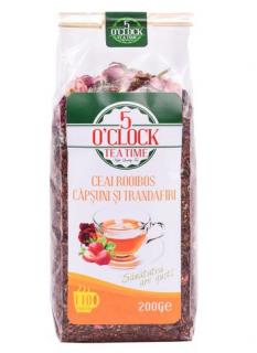 5 O CLOCK Ceai de Rooibos, Capsuni si Trandafiri 200g