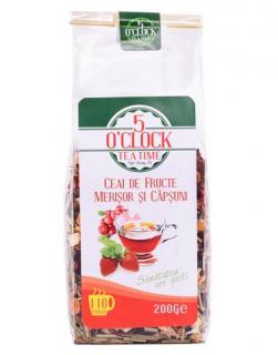 5 O CLOCK Ceai Infuzie cu Merisoare si Capsuni 200g