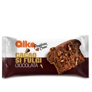 ALKA Mini Prajitura Casei cu Cacao si Fulgi de Ciocolata 12x60g