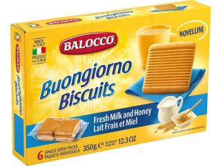 BALOCCO Biscuiti cu Miere si Lapte Novellini Buon Giorno 350g