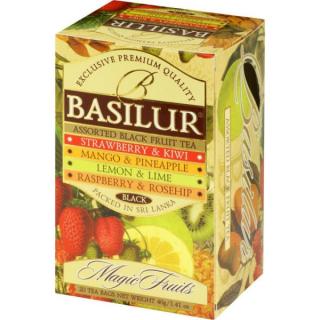 BASILUR Assorted Magic Fruits Ceai Negru cu Fructe 20buc 40g