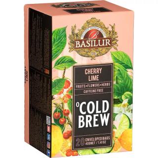 BASILUR Ceai Rece Cold Brew Cherry Lime 20x1.4g