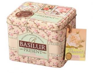 BASILUR Ceai Verde Ceylon - Present Pink Cutie Metalica 100g