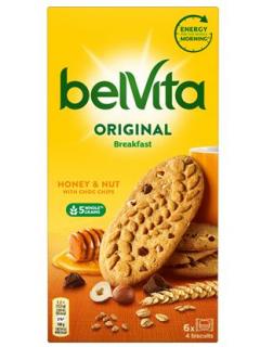 BELVITA Biscuiti Breakfast cu Cereale, Alune si Miere - 300g (6x50g)