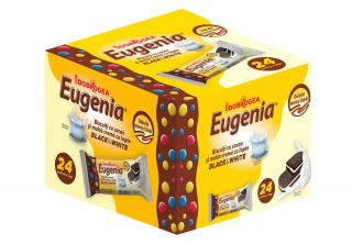 Biscuiti cu Crema de Cacao si Lapte Eugenia Black  White DOBROGEA 24x36g